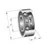 FAG 4306-BB-TVH deep groove ball bearing