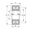 Rulment cu bile cu contact unghiular FAG 3210-BD-XL-TVH