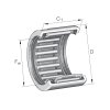INA HK 1216 2RS-AS1-L271 needle bearing with pressed housing