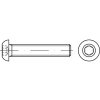 Screw with half-round head hex ISO 7380 M3x5 steel 10.9 without PU
