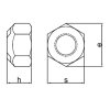 Self-locking nut DIN 980 M8 |10| zinc