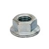 Nut with collar DIN 6923 M6 |08| zinc