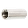 Cylindrical extension nut M8x20 stainless steel A1