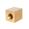 Nut trapezoidal square left thread DIN 103 Tr12x3 bronze