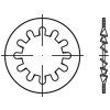 Washer with internal teeth DIN 6797I M4 / 4.3