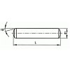 Gehärteter Zylinderstift DIN 6325 16x120 m6