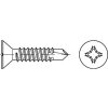 Screw TEX countersunk phillips DIN 7504P 3.5x13 galvanized