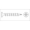 Countersunk plasterboard screw COARSE 4.2x90 phosphate