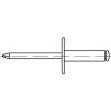 Riveting rivet large head 14 ST/ST 4.8x10