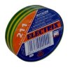 Taśma izolacyjna PCV 0,13x15x10-żółto-zielona