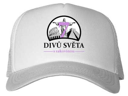 7 divů světa s rakovinou bílá kšiltovka