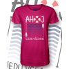 T Shirt FRONT man sjedu vsechno magenta