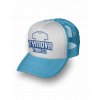 Foam Mesh Trucker TOP ANGLED 02 Vlastní logo havajská modrá