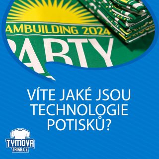 "Víte, co dělá vaše oblíbené tričko tak jedinečným? 🎨✨ Dnes se podíváme na různé techniky potisků na textil, díky kterým...