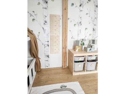 dřevěný metr- lístky