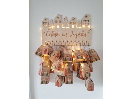 Adventní domečkový kalendář