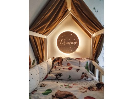 Malá lampička- dobrou noc s hvězdičkama