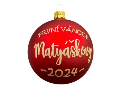 Vánoční koule "První Vánoce"