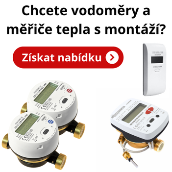 banner vodoměry a měřiče tepla s montáží