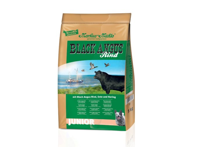 black angus junior 5kg granule lisovane za studena hovezi maso