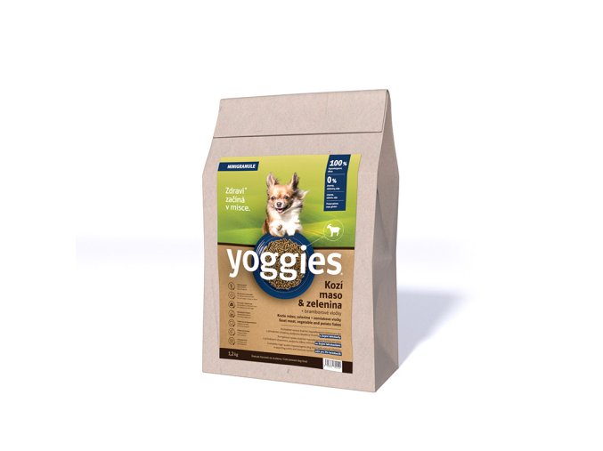 1 2kg yoggies hypoalergenni minigranule pro psy s kozim masem lisovane za studena