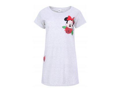 Koszula nocna Myszka Minnie roze i serce M L