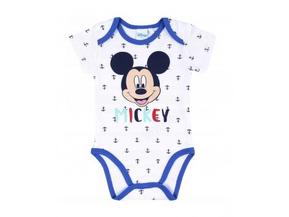 Biale body niemowlece Myszka Mickey DISNEY 80 cm