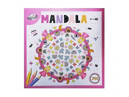 Omalovánky mandala (princezny)