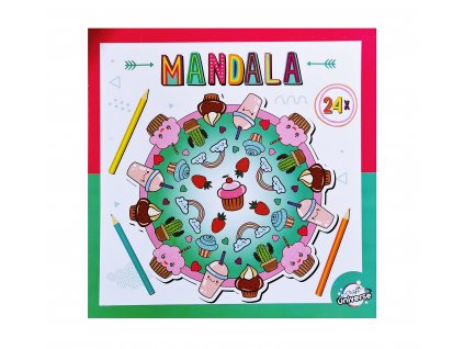 Omalovánky mandala (sladké dobroty)