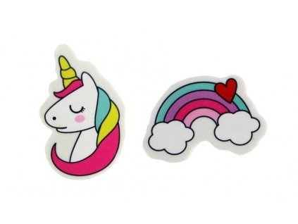 Školní guma - jednorožec & duha