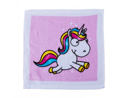 magic cotton towel comic unicorn 44187