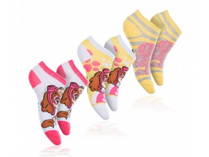 Kotnkové ponožky Tlapková patrola (3pack)