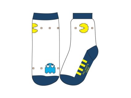 Ponožky Pacman - bílé