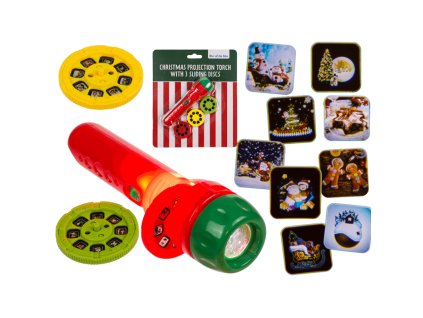 projection torch christmas incl 3 x ag13 74623