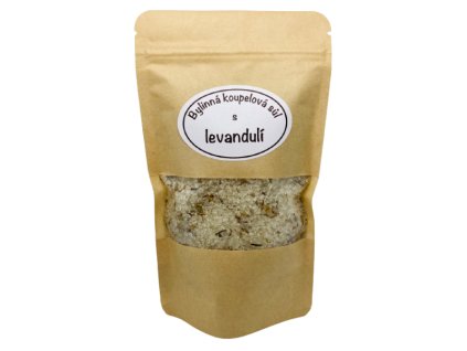 Bylinná koupelová sůl - levandule