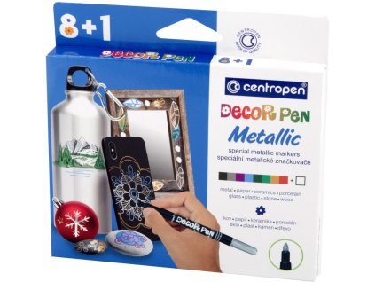 centropen decor pen 2737 metallic 9 ks