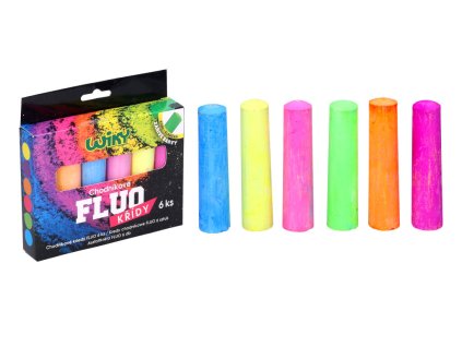 Chodníkové křídy FLUO 6ks