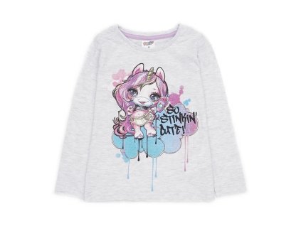 Triko s dl. rukávem Poopsie - šedé