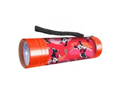 LED baterka Minnie Mouse - oranžová