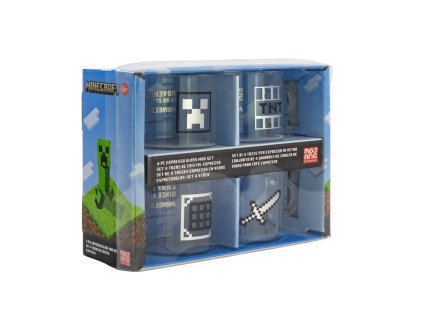 Dárková sada espresso hrnečků Minecraft
