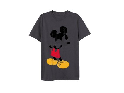 Triko s kr. rukávem Mickey Mouse - šedá