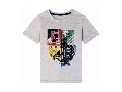 Triko s kr. rukávem Harry Potter - šedá