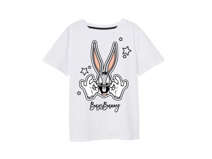 Triko s kr. rukávem Looney Tunes / Bugs Bunny - bílé