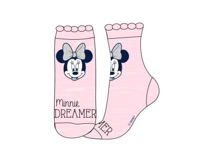 Ponožky Minnie Mouse - růžové