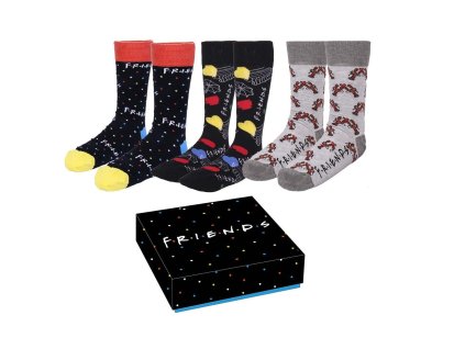 Dárková sada ponožek Přátelé (3pack)