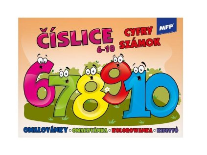 Omalovánky - čísla 6-10