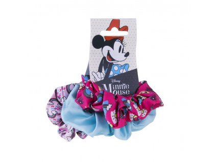 Sada dětských látkových gumiček (3ks) Minnie Mouse