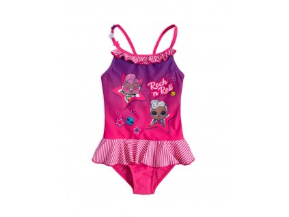 Jednodílné plavky L.O.L. - růžové