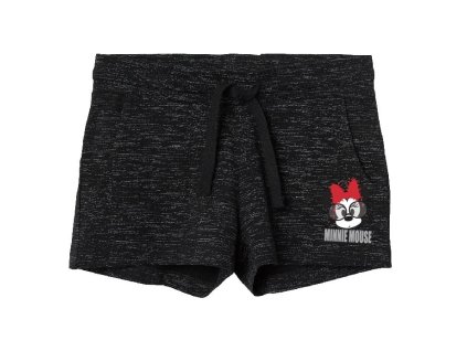 Kraťase Minnie Mouse - šedo-černé
