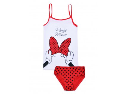 Set tílko + kalhotky Minnie Mouse - červená